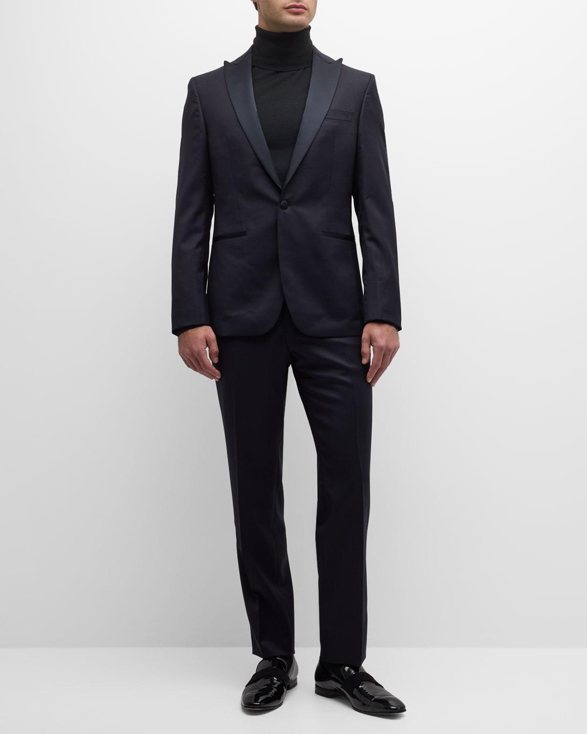 Mens Wool One-Button Tuxedo Product Image