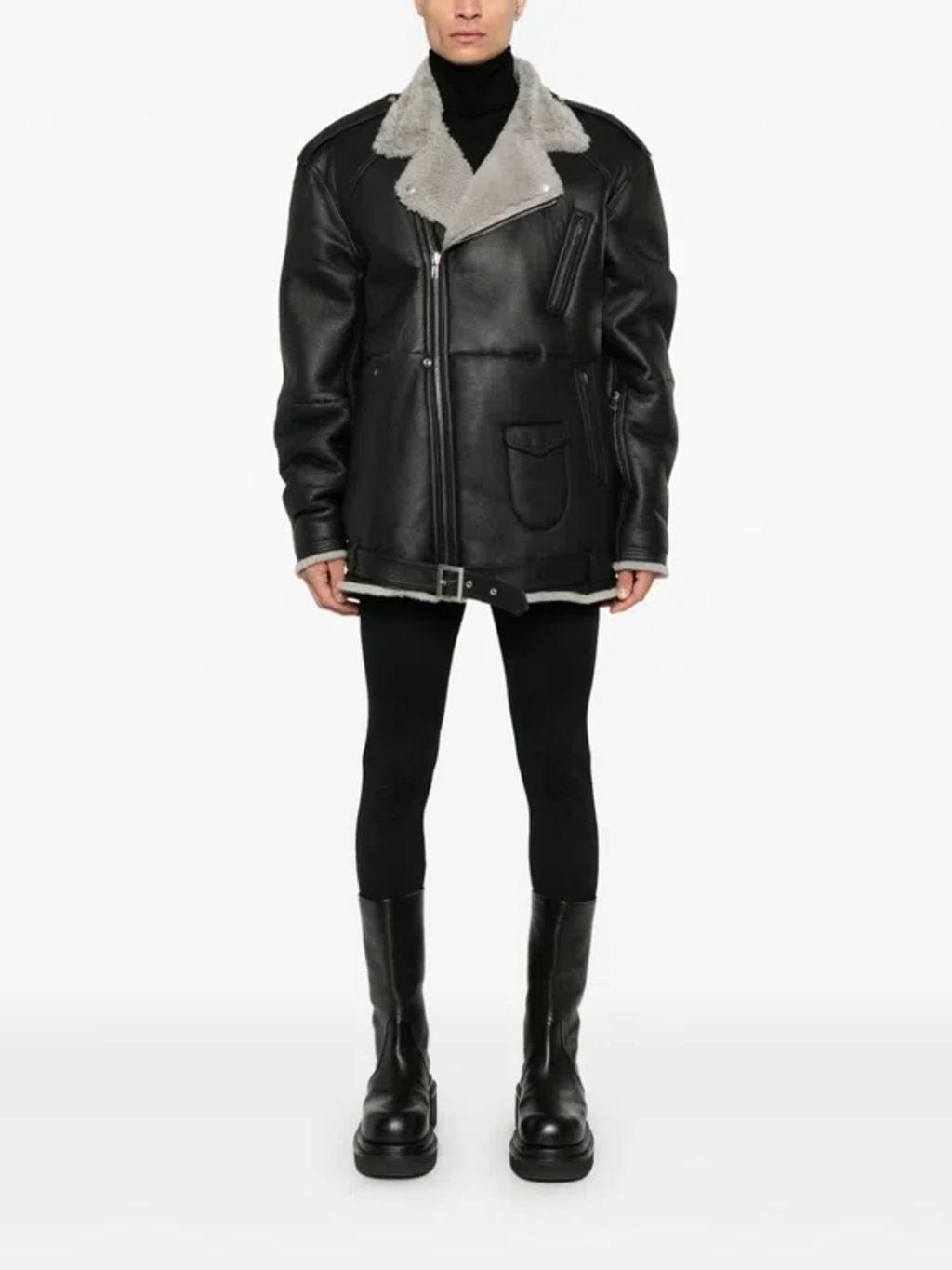 RICK OWENS Jumbo Luke Stooges Jacket In Black Product Image