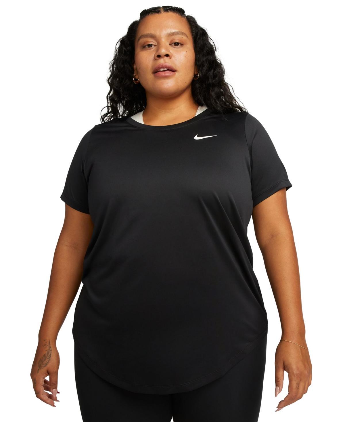 Nike Plus Size Active Dri-fit Womens Short-Sleeve Logo T-Shirt Product Image