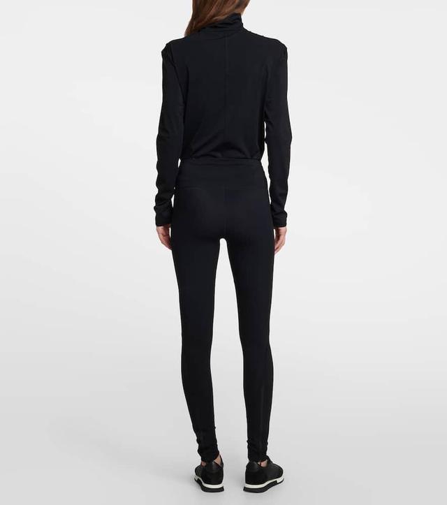 Speedy Stretch-jersey Leggings In Black Product Image