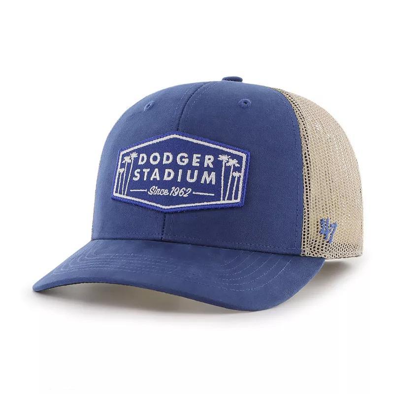 Mens 47 Royal Los Angeles Dodgers Local Haven Trucker Snapback Hat Product Image