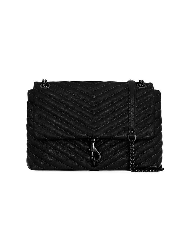 Rebecca Minkoff Edie Quilted Leather Convertible Crossbody Bag Product Image