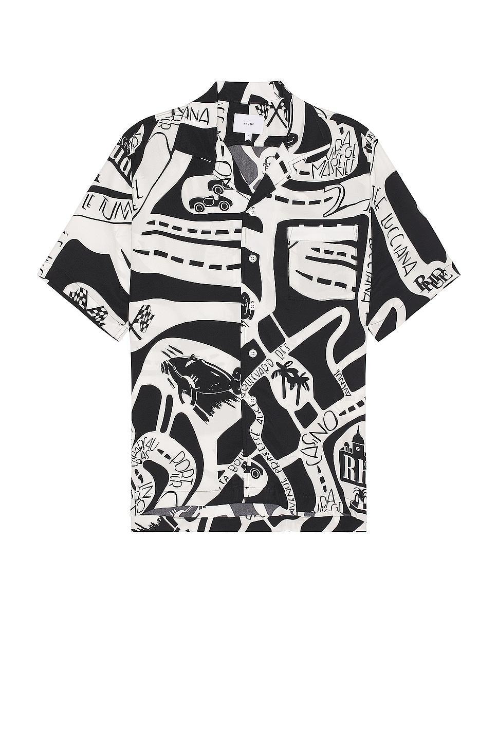 Rhude Strada Silk Shirt Size M, S. Product Image