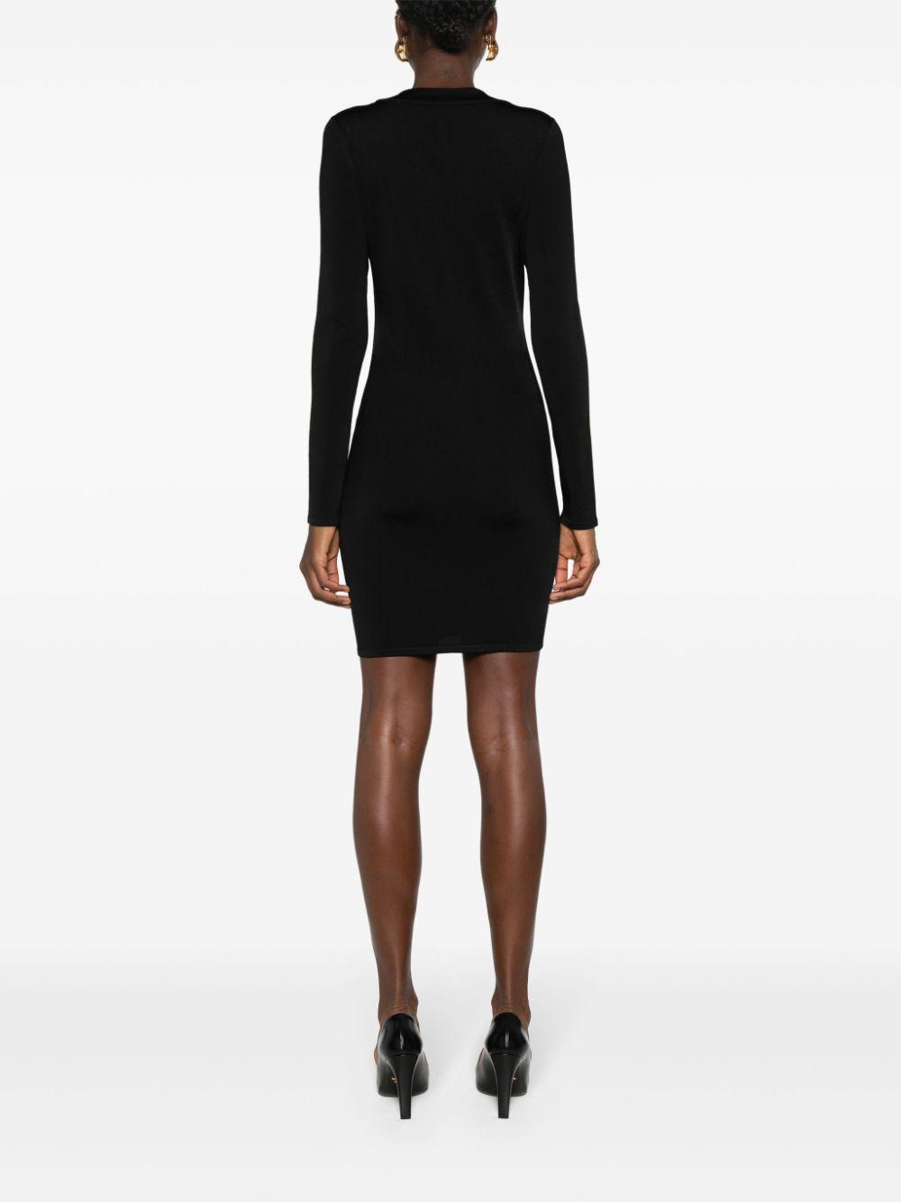 SAINT LAURENT Jersey Mini Dress In Black Product Image