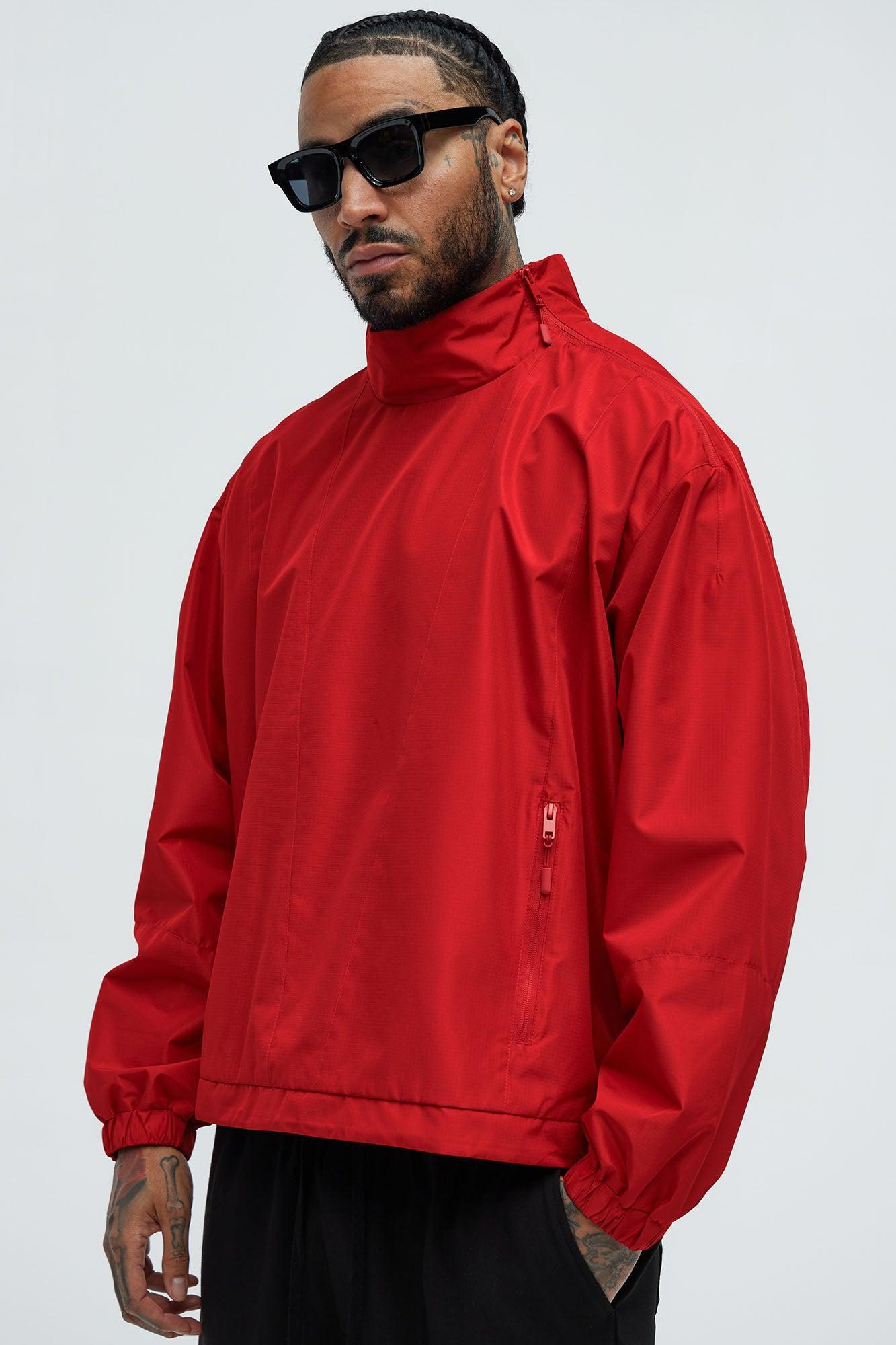 Wide Awake Lightweight Tech Jacket - Red Product Image