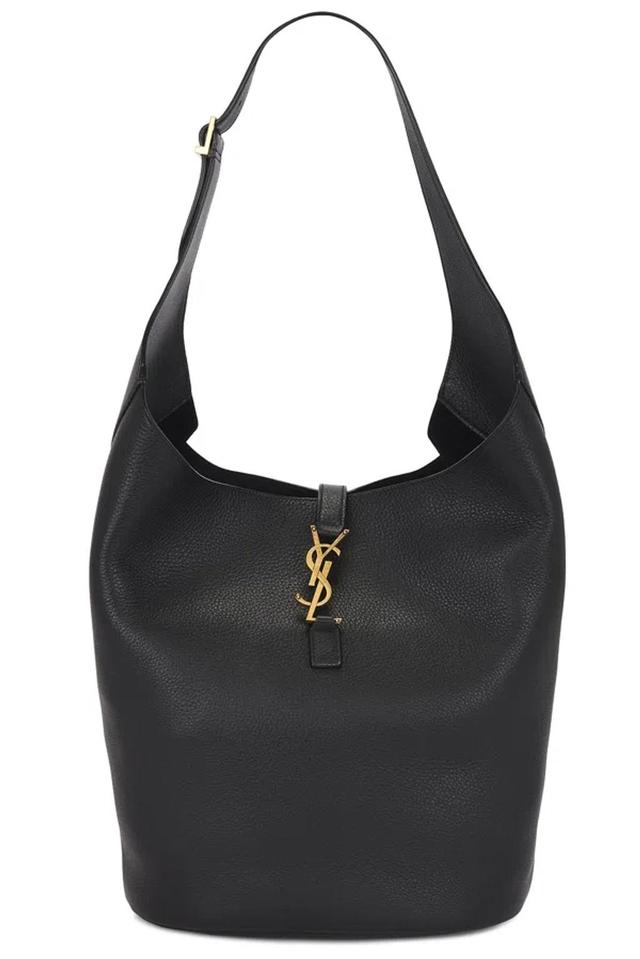 SAINT LAURENT Le 5 A 7 Hobo Bag In Nero Product Image