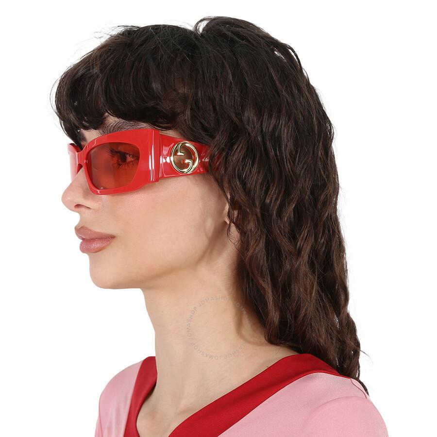 Gg1412s Red Sunglasses In Red   /   Red. Product Image