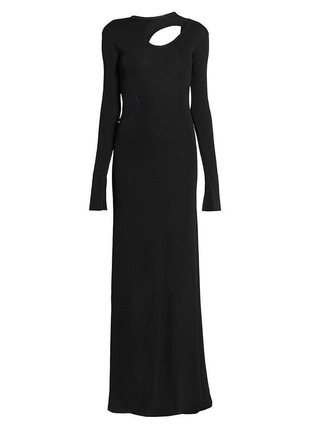 Womens Jersey Cut-Out Maxi Dress Product Image