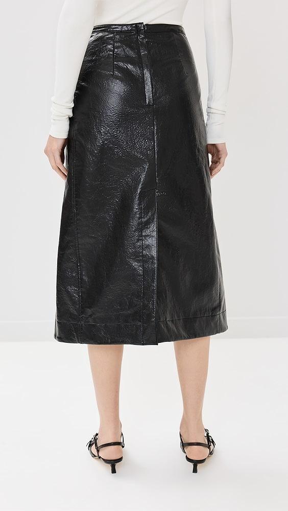 3.1 Phillip Lim Textured Faux Leather Wrap Skirt | Shopbop Product Image