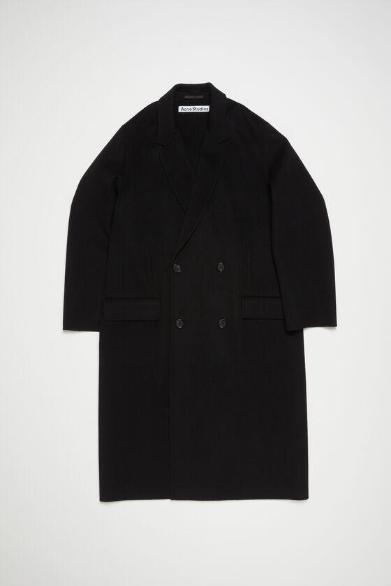 Double-breasted wool coat Product Image