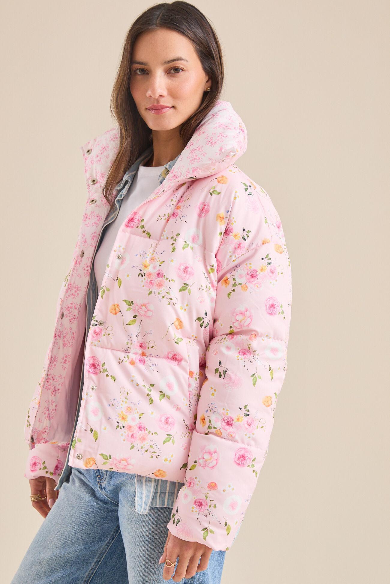 Rayn Floral Puffer Jacket Product Image