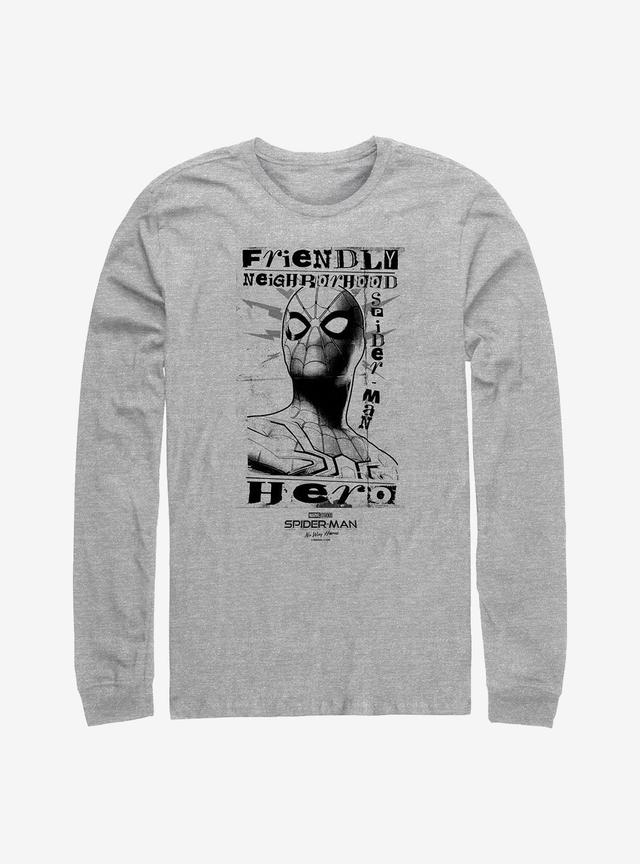 Marvel Spider-Man Friendly Neighborhood Hero Long-Sleeve T-Shirt Product Image