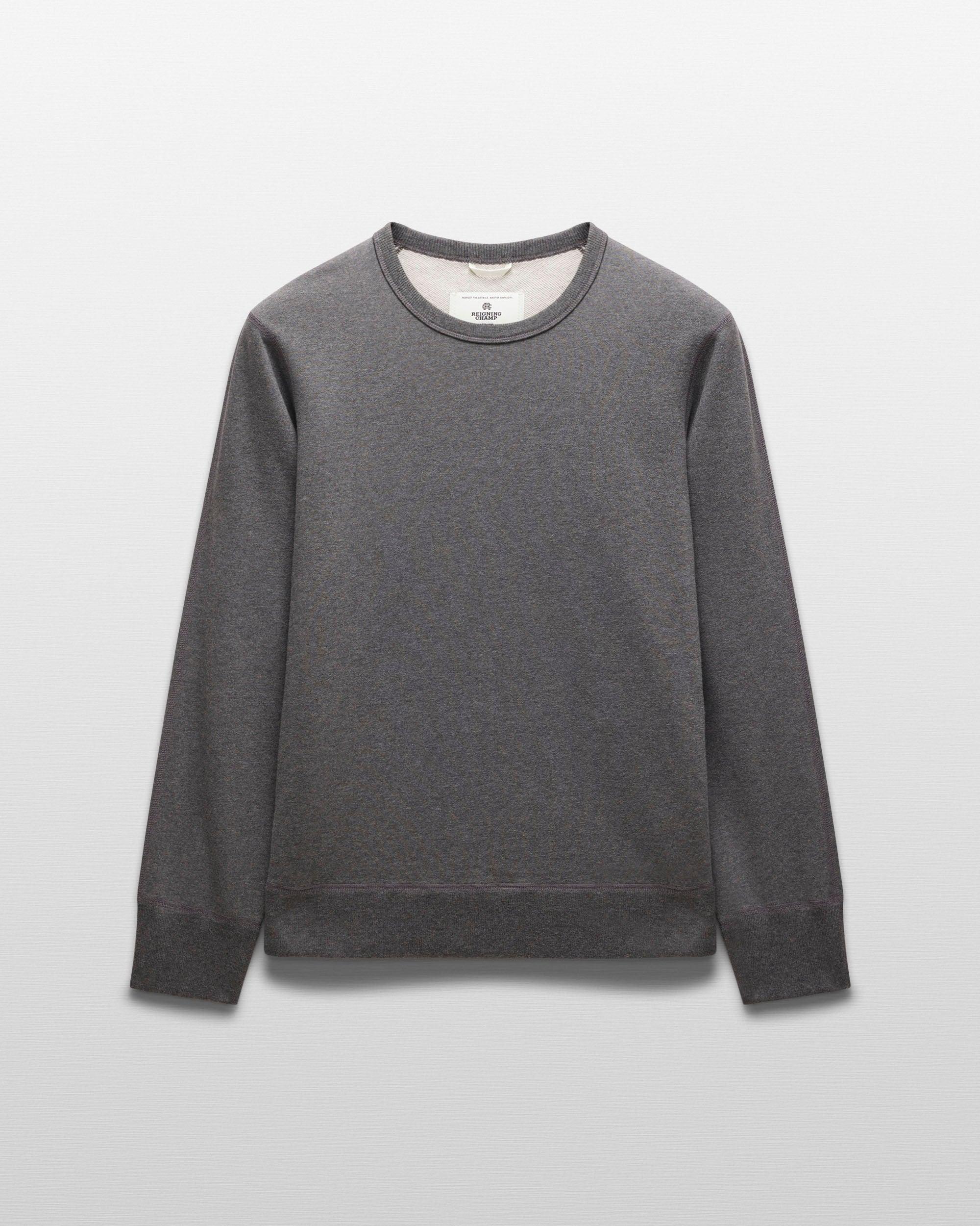 Midweight Terry Slim Crewneck Male Product Image