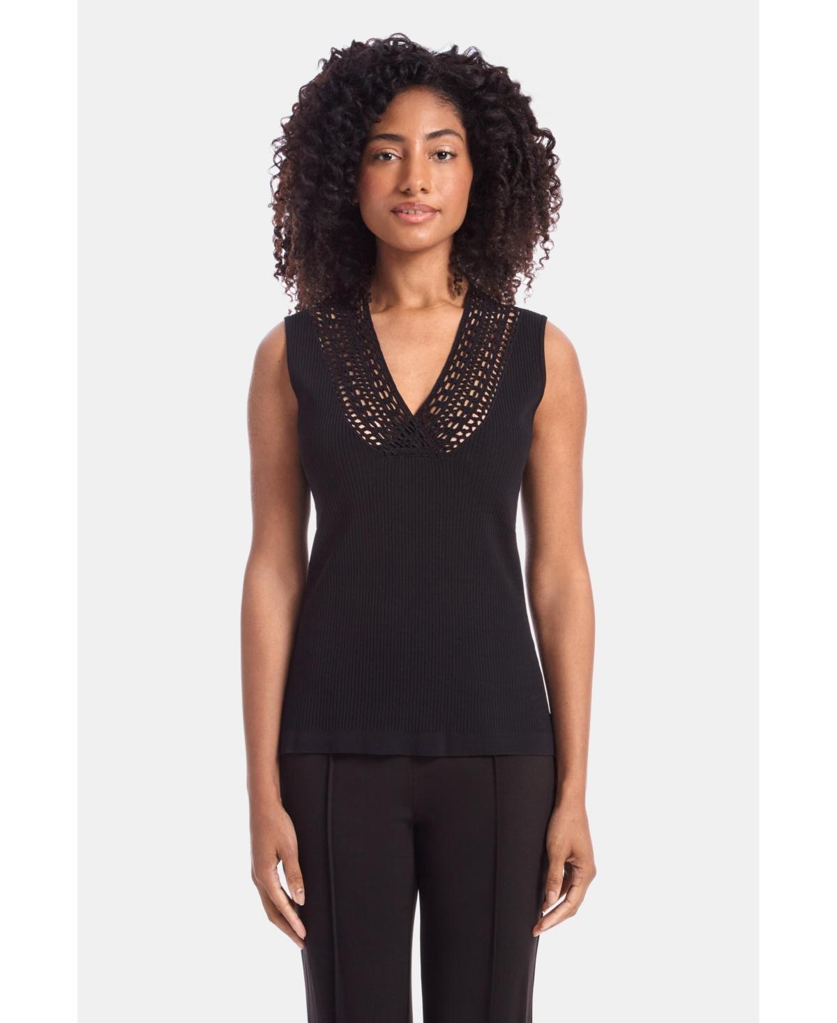 Womens The Extensive Sleeveless V-Neck Sweater Product Image