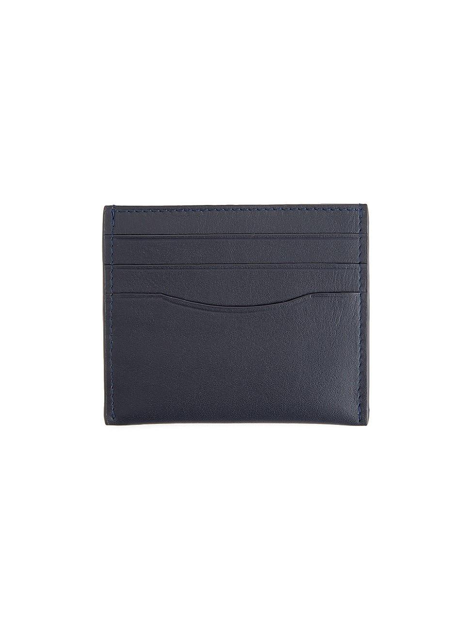 Mens RFID-Blocking Leather Card Wallet Product Image