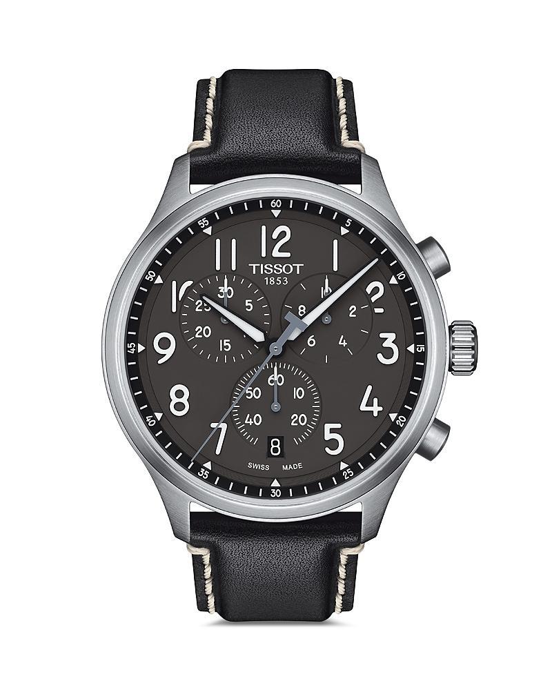 Tissot Chrono XL Chronograph Leather Strap Watch, 45mm Product Image