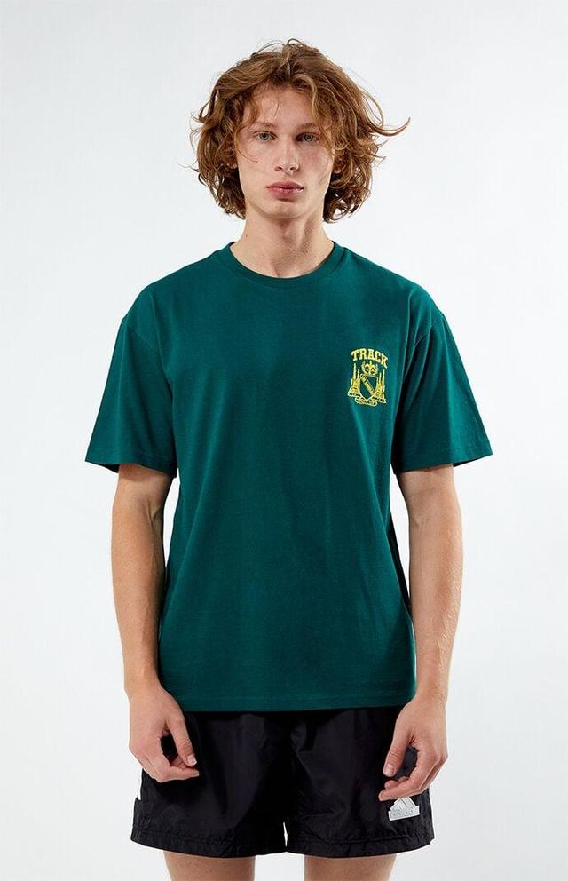 Men's Track Embroidered T-Shirt Product Image