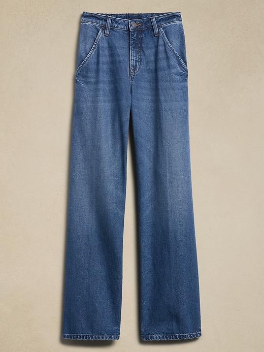 Luxe High-Rise Wide-Leg Jean Product Image