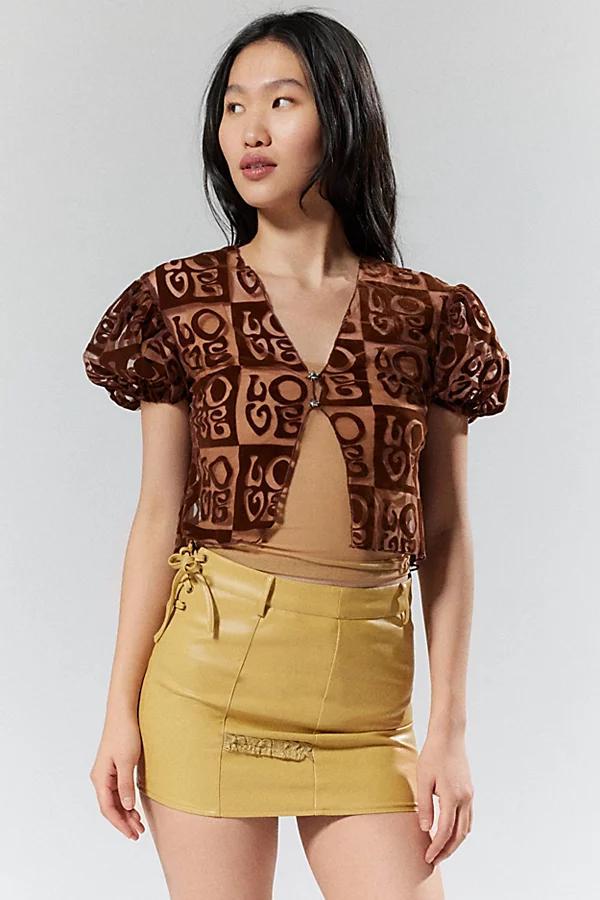 House Of Sunny Casa Amor Flyaway Top Womens at Urban Outfitters Product Image