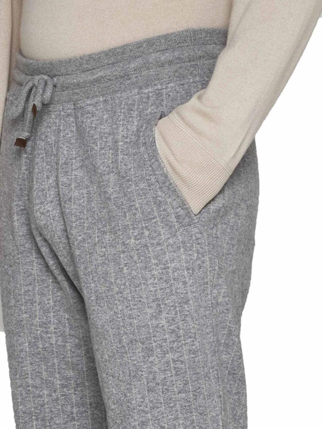 BRUNELLO CUCINELLI Pants In Grey Product Image