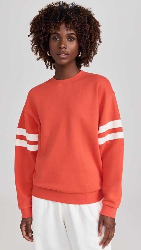 Clare V. Oversized Varsity Sweatshirt | Shopbop Product Image