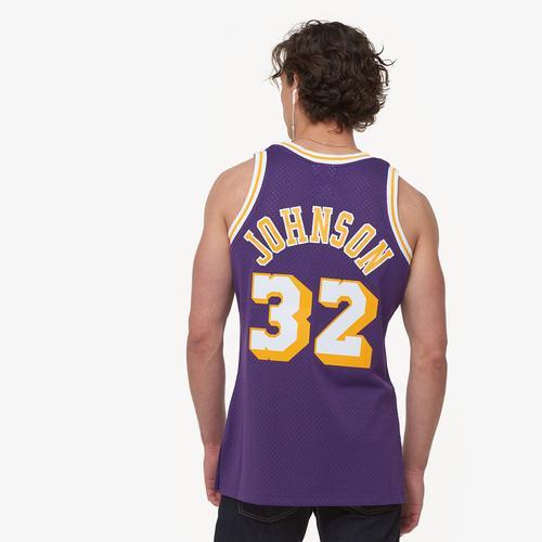 Mitchell & Ness Mens Earvin Magic Johnson Mitchell & Ness SuperSonics Swingman Jersey - Mens Product Image