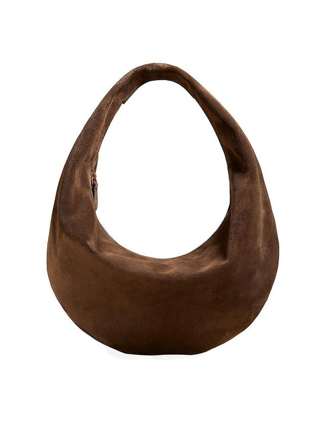 Womens Medium Olivia Suede Hobo Bag Product Image