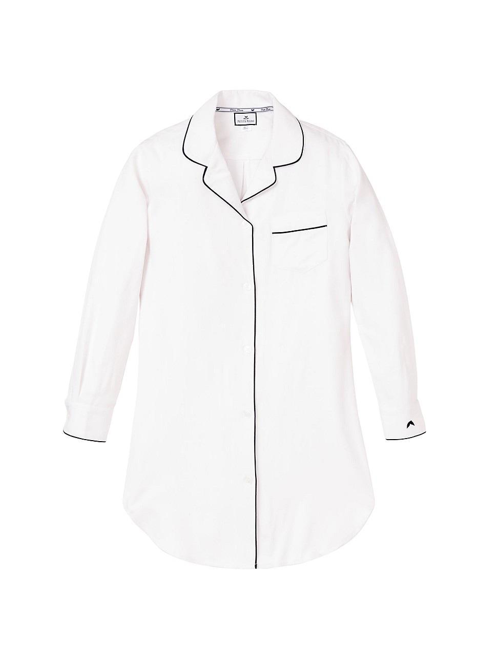 Petite Plume Womens Luxe Pima Cotton Nightshirt Product Image