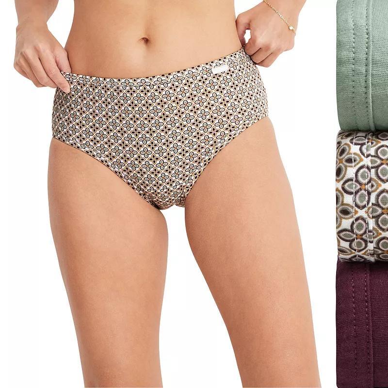 Womens Jockey Elance 3-pk. Combed Cotton Hipster Panty Set 1482 Product Image