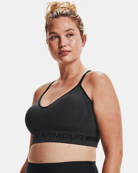 Women's UA Seamless Low Long Heather Sports Bra Product Image