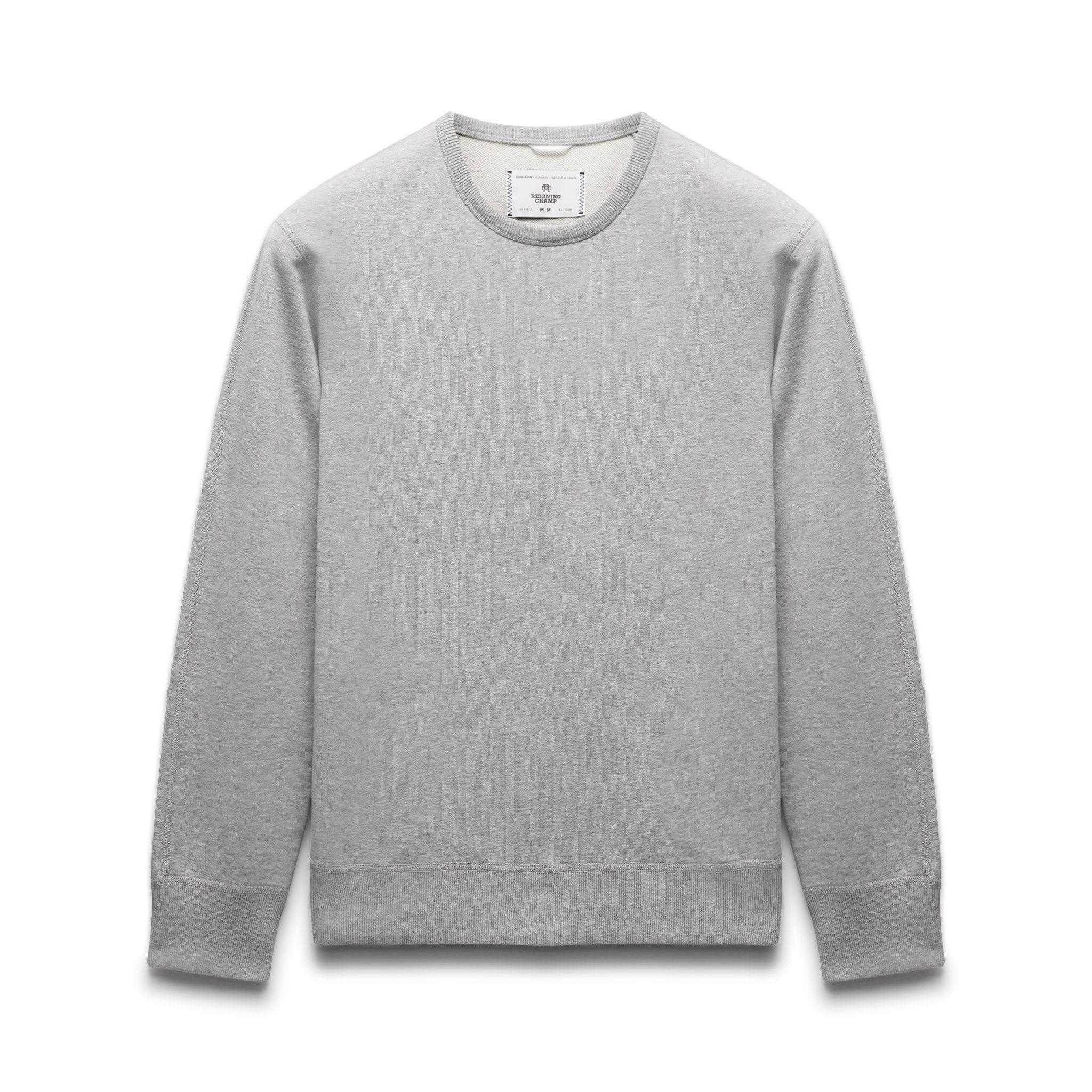 Midweight Terry Slim Crewneck Male Product Image