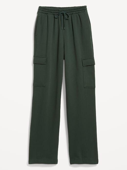 Extra High-Waisted SoComfy Cargo Wide-Leg Sweatpants Product Image