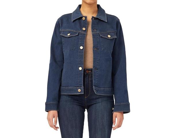 DL1961 Vika Classic Fit Stretch Denim Trucker Jacket Product Image