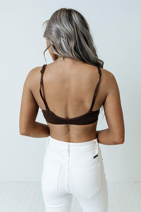 Suite Life Seamless Bralette In Brown Product Image