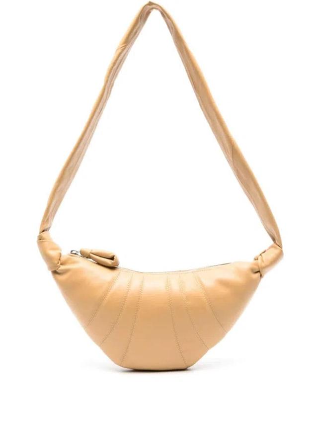 Small Croissant Shoulder Bag In Brown Product Image