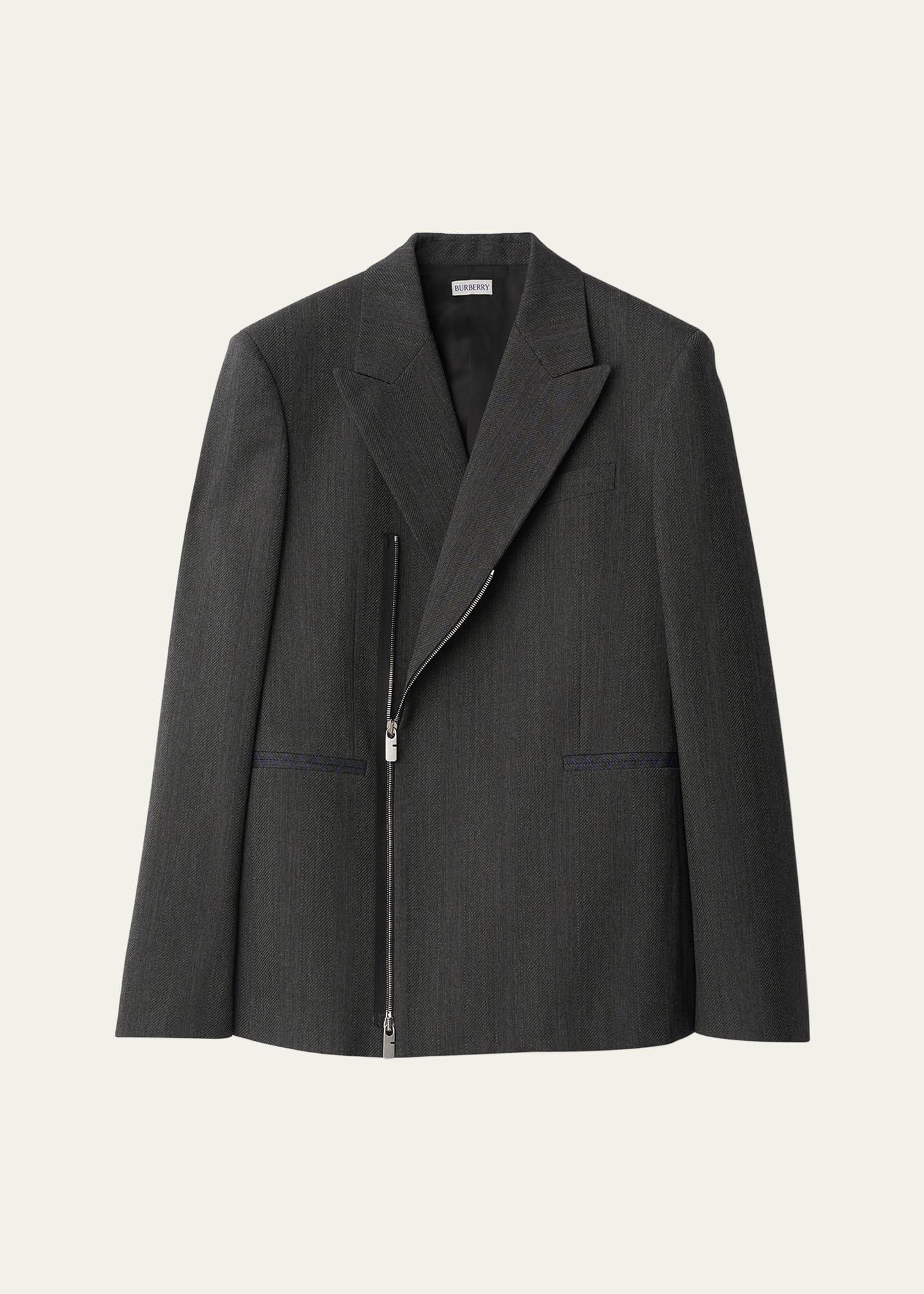 Mens Tailored Zip Sport Coat Product Image