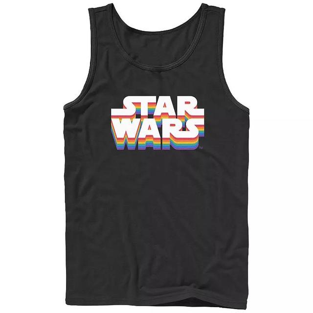 Mens Star Wars Pride Logo Graphic Tank Product Image