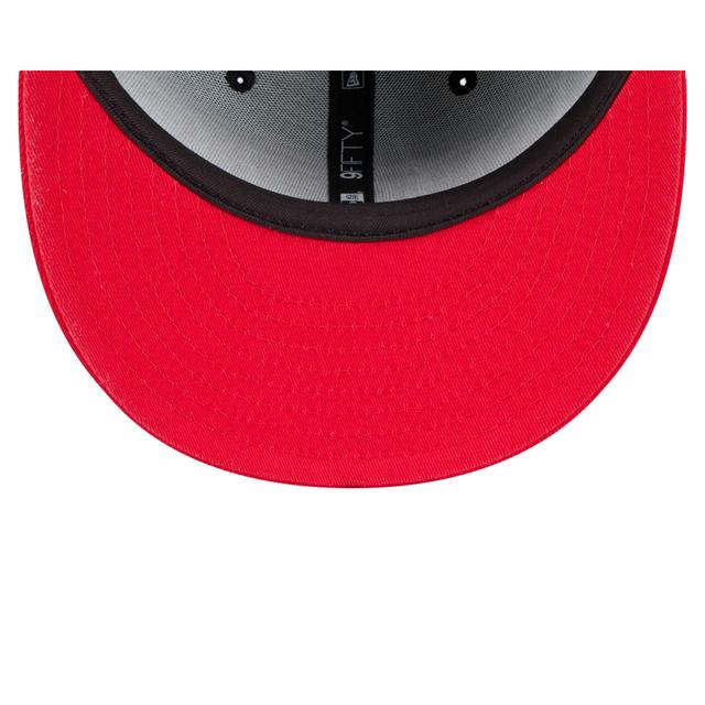 Chicago Bulls Splatter 9FIFTY Snapback Hat Male Product Image