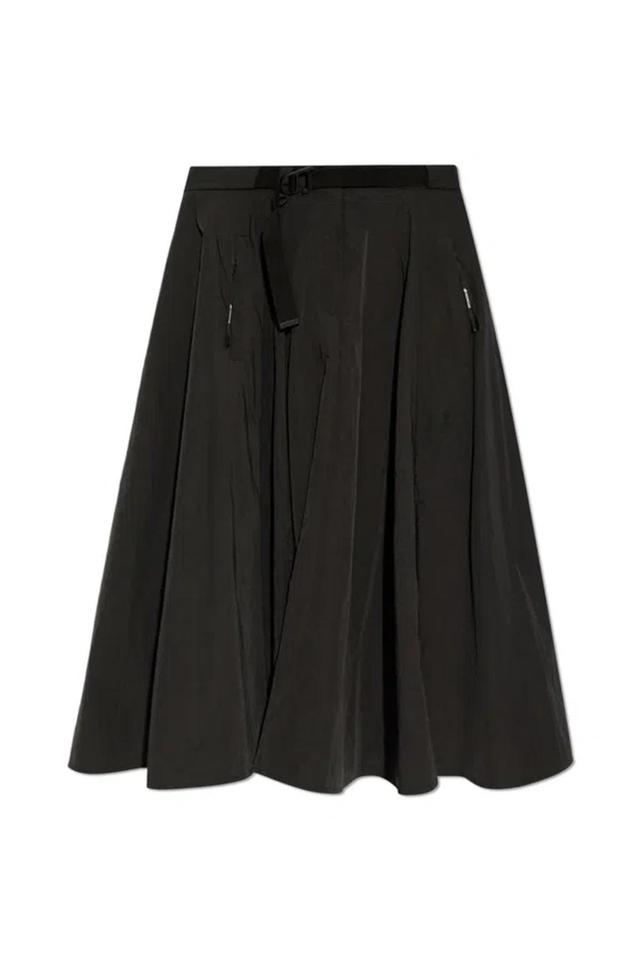 MONCLER Buckle Detailed Skirt In Black Product Image