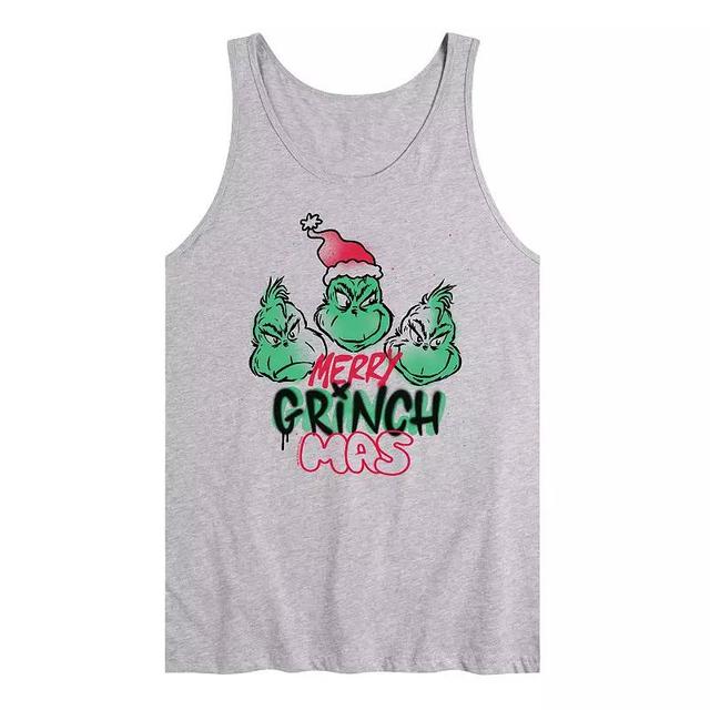 Mens Dr. Seuss The Grinch Merry Grinchmas Graphic Tank Product Image