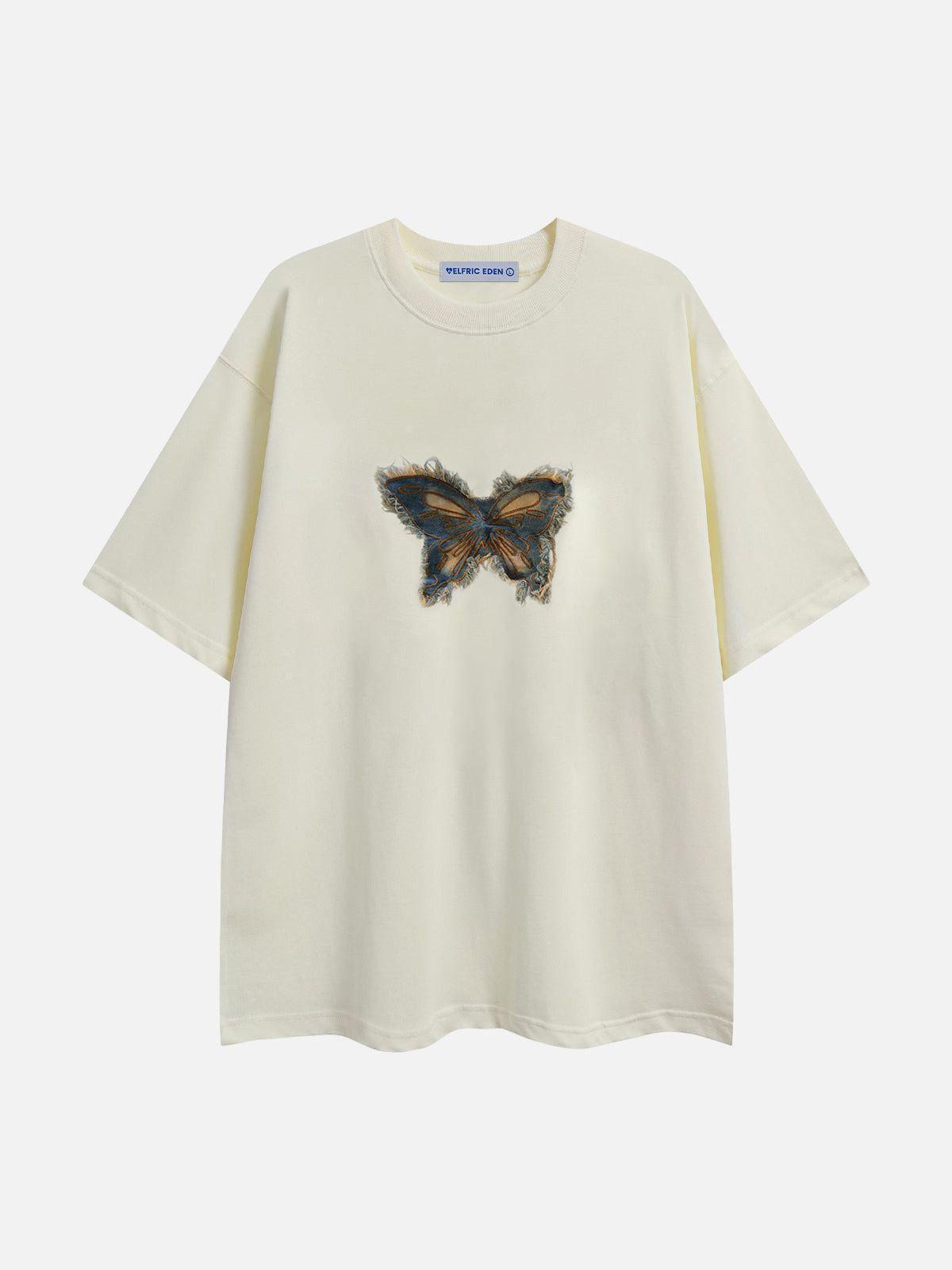 Aelfric Eden Applique Embroidery Butterfly Tee Product Image