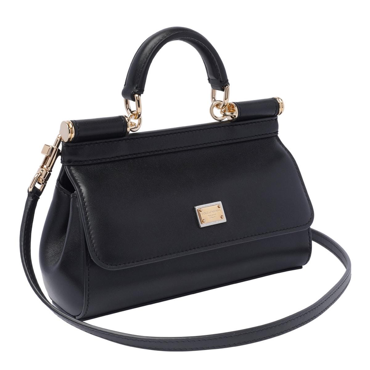 Small Sicily Handbag In Black Product Image