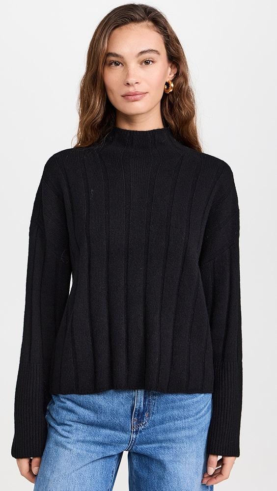 Madewell Solid Hope Wide Rib Recash Turtleneck | Shopbop Product Image