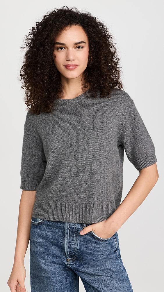 Theory Crop Cashmere Tee | Shopbop Product Image