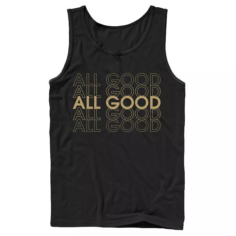 Mens Fifth Sun All Good Text Stack Tank Top Product Image