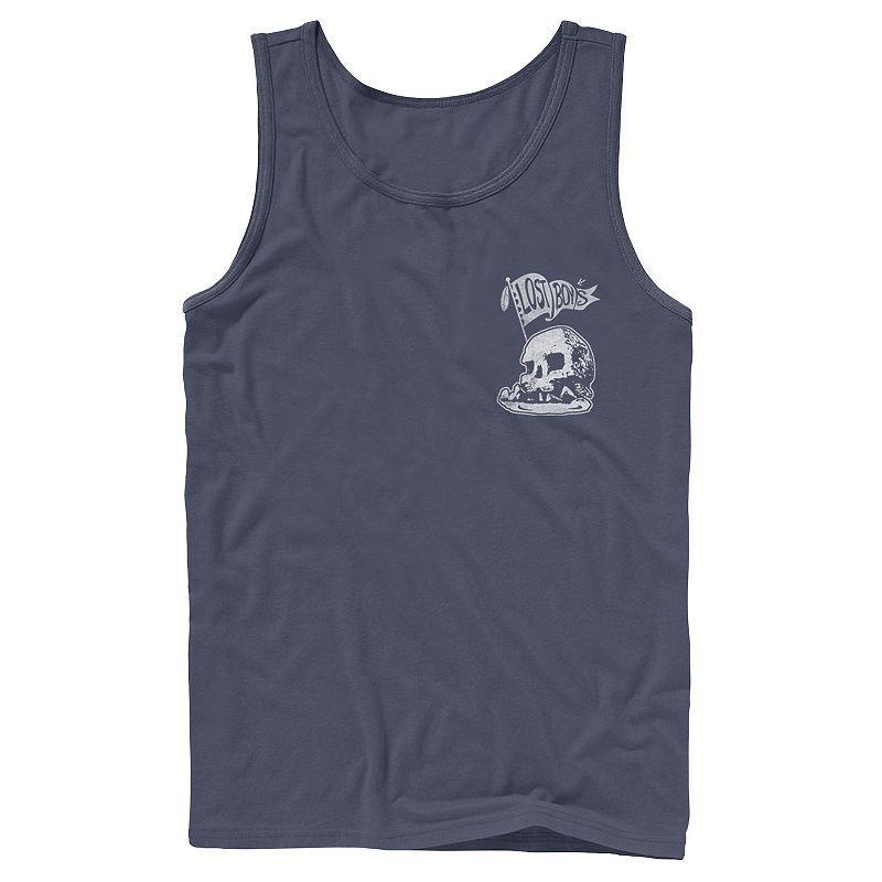 Disneys Peter Pan Mens Lost Boys Skull Island Tank Top Blue Product Image