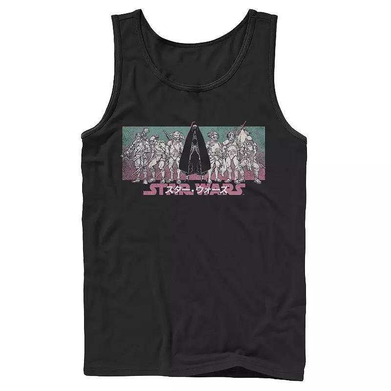 Mens Star Wars Visions Group Poster Tank Top, Boys Product Image