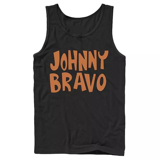 Mens Cartoon Network Johnny Bravo Logo Tank Top Product Image