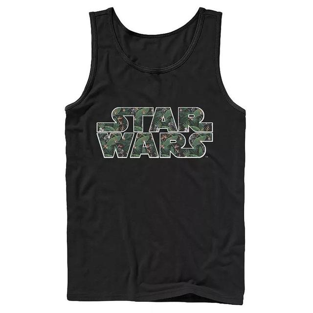 Mens Star Wars Tropical Logo Fill Tank Top Product Image