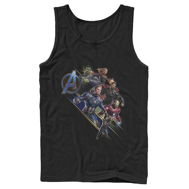 Mens Marvel Avengers Endgame Action Pose Logo Tank Top Product Image